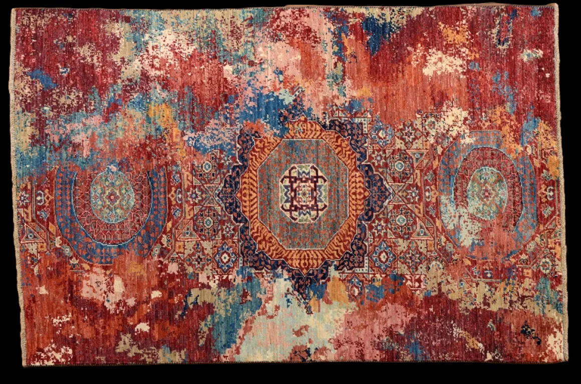 Teppich aus Afghanistan Glow 119 x 182 cm