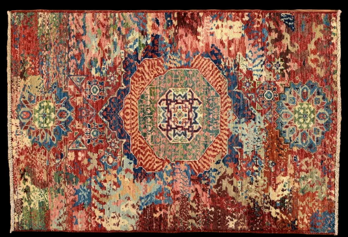 Teppich aus Afghanistan Glow 81 x 121 cm