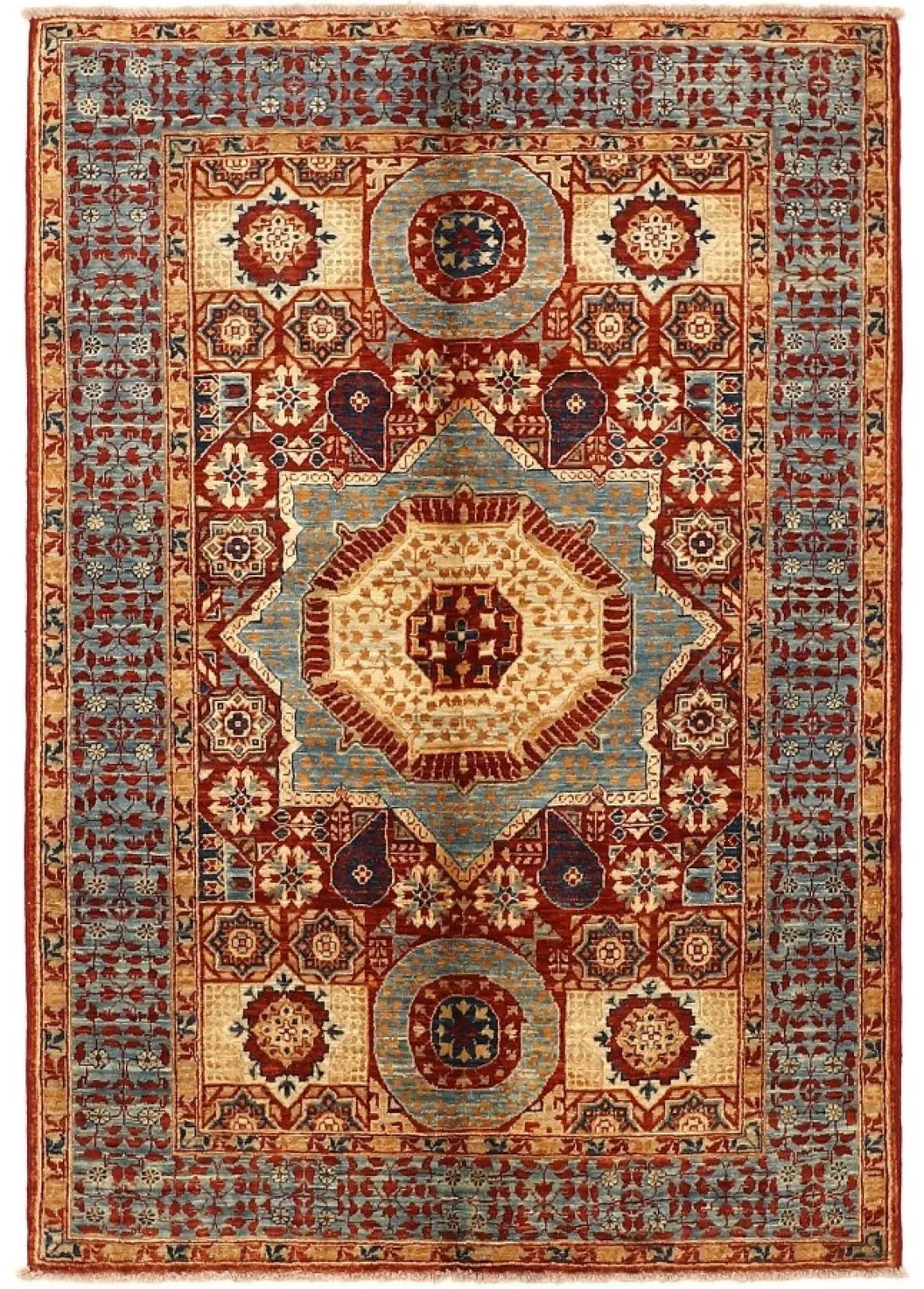 Teppich aus Afghanistan Mamluk 99 x 143 cm