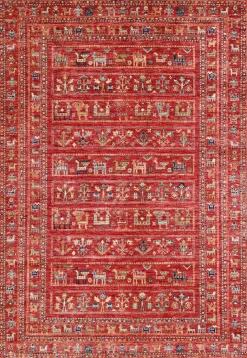Teppich aus Afghanistan Smaragd 170 x 240 cm