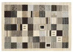 Teppich aus Indien Bella Beige-Braun 80 x 200 cm
