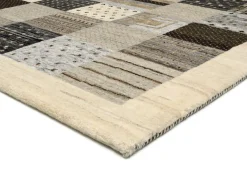 Teppich aus Indien Bella Beige-Braun 80 x 200 cm