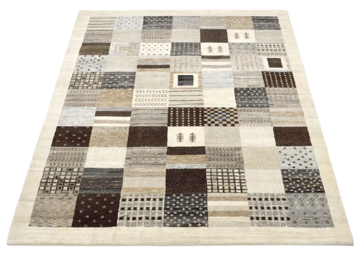 Teppich aus Indien Bella Beige-Braun 80 x 200 cm