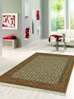 Teppich aus Indien Benares Herati 20 beige 200 x 300 cm