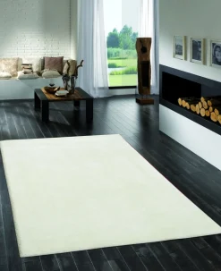 Teppich aus Indien Calvi Weiss 60 x 090 cm