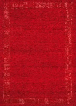 Teppich aus Indien Casablanca rot 80 x 200 cm