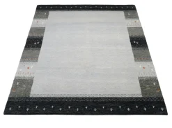 Teppich aus Indien Intense Mala Grau 70 x 140 cm
