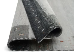 Teppich aus Indien Intense Mala Grau 70 x 140 cm