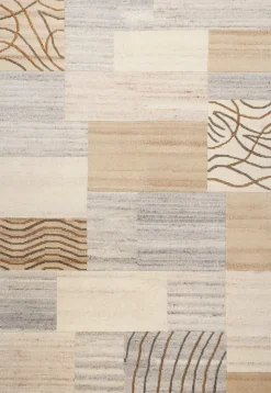 Teppich aus Indien Nakarta Grau 170 x 240 cm