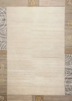 Teppich aus Indien Nakarta Grau 250 x 350 cm