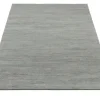 Teppich aus Nepal Himali Uni silber-grau 140 x 200 cm