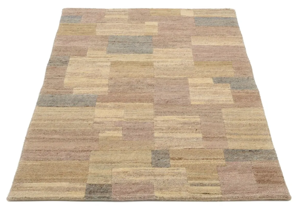 Teppich aus Nepal Lantara Dunkelcreme 70 x 140 cm