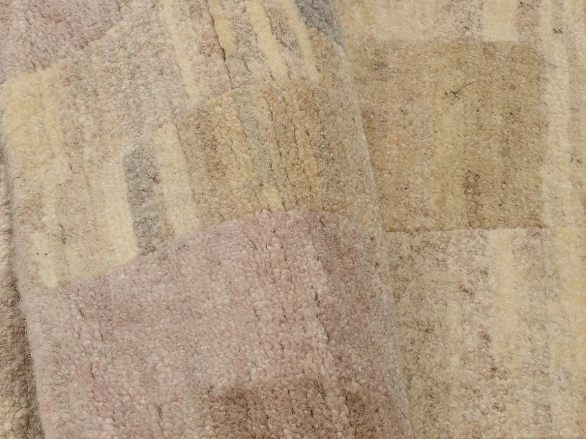 Teppich aus Nepal Lantara Dunkelcreme 70 x 140 cm