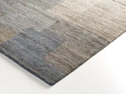 Teppich aus Nepal Lantara Silber-Grau 70 x 140 cm