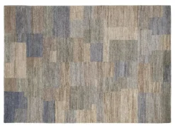 Teppich aus Nepal Lantara Silber-Grau 70 x 140 cm