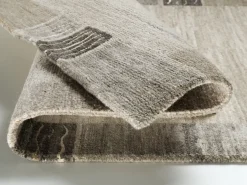 Teppich aus Nepal Silk Lalitpur Wolle-Natur 150 cm