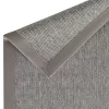Teppich in Sisaloptik Naturino Rips Grau 67 x 133 cm