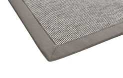 Teppich in Sisaloptik Naturino Rips Grau 67 x 133 cm