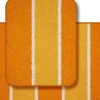 2tlg. Badematten-Set Waymore Orange