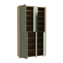 6-trg Schuhschrank Alice Springs Salbei Eiche