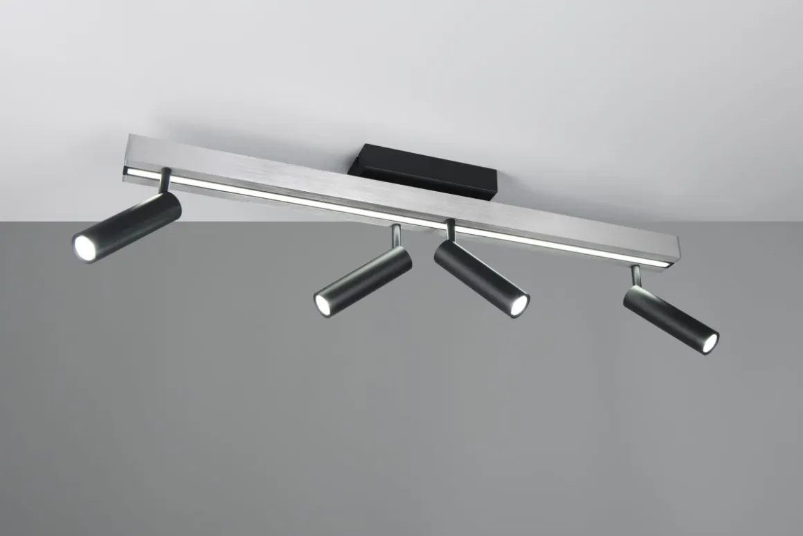 TRIO 4-flg LED Ausziehdeckenlampe Zeno