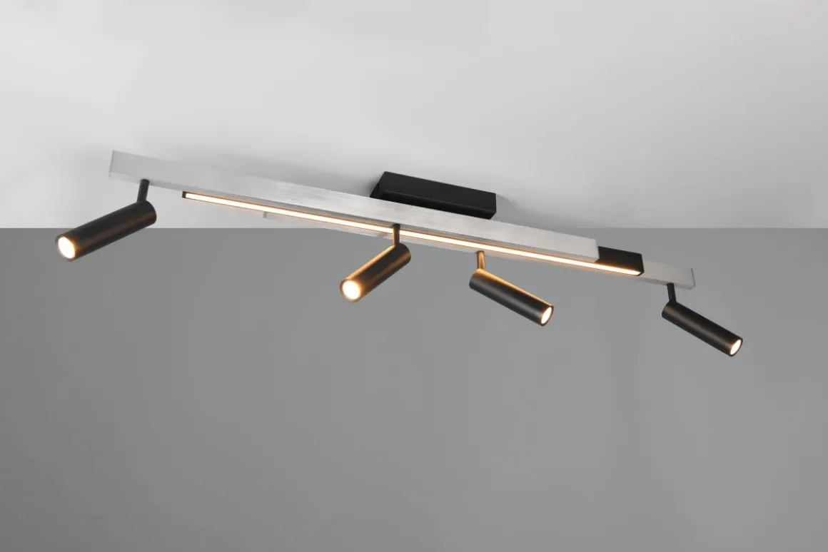 TRIO 4-flg LED Ausziehdeckenlampe Zeno