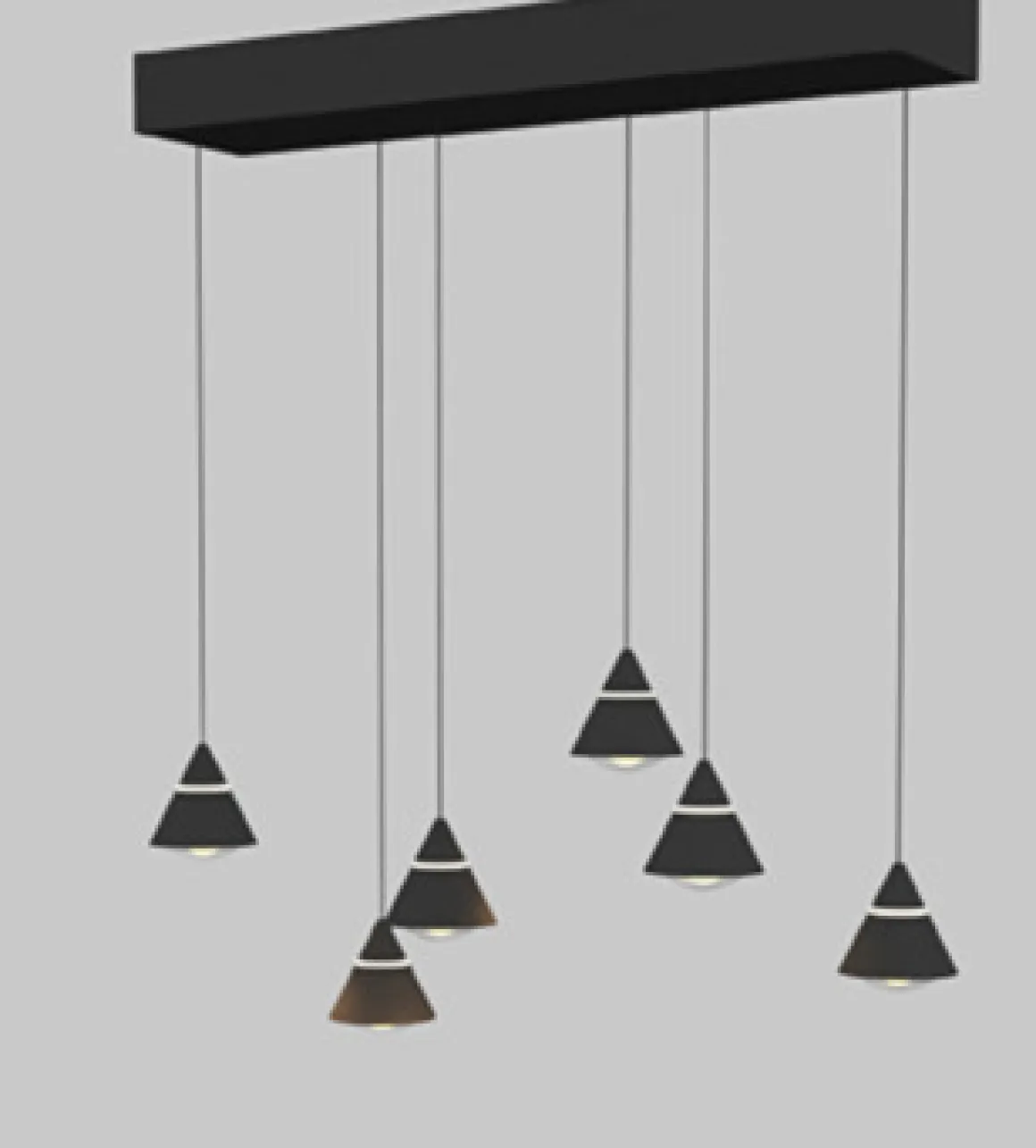 TRIO 6-flg LED Pendellampe Romeo