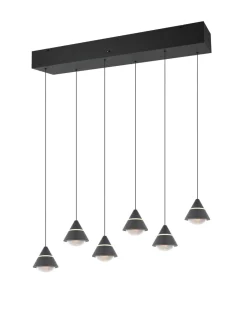 TRIO 6-flg LED Pendellampe Romeo
