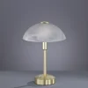 TRIO 1-flg LED Tischleuchte Donna Messing