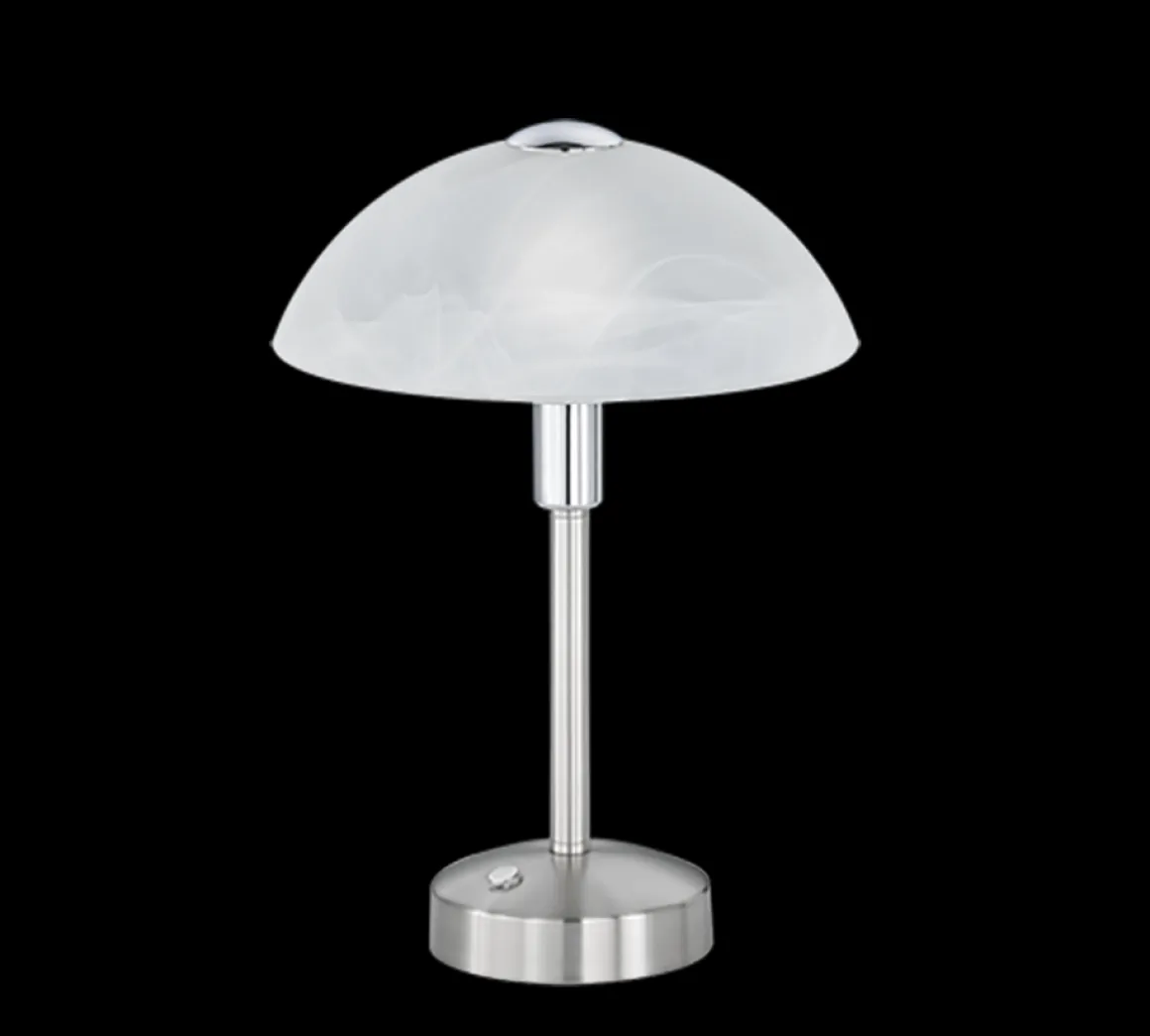TRIO 1-flg LED Tischleuchte Donna Nickel