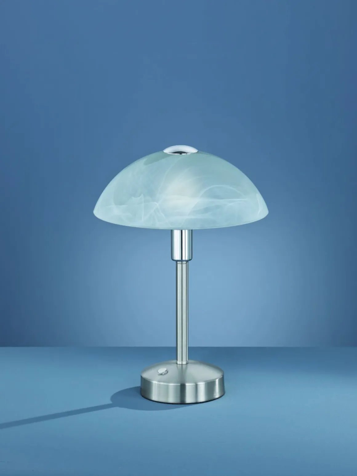 TRIO 1-flg LED Tischleuchte Donna Nickel