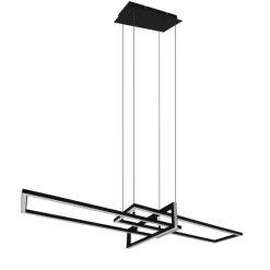 TRIO LED Pendelleuchte Salinas Schwarz
