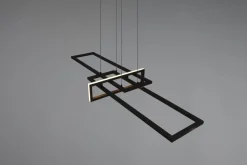 TRIO LED Pendelleuchte Salinas Schwarz