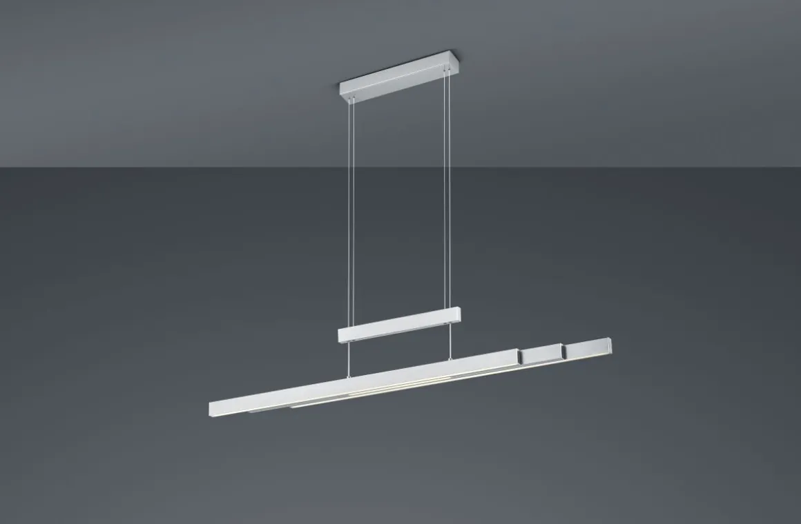 TRIO LED Pendelleuchte Trajan Nickel