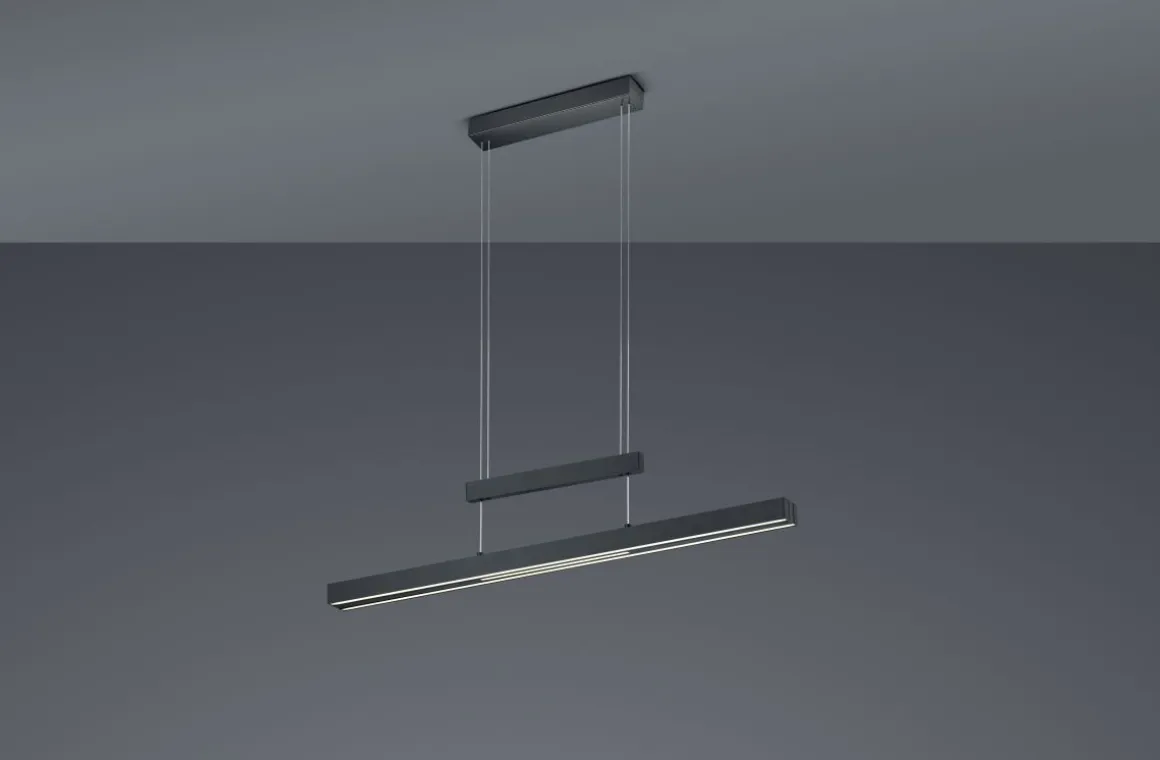 TRIO LED Pendelleuchte Trajan Schwarz