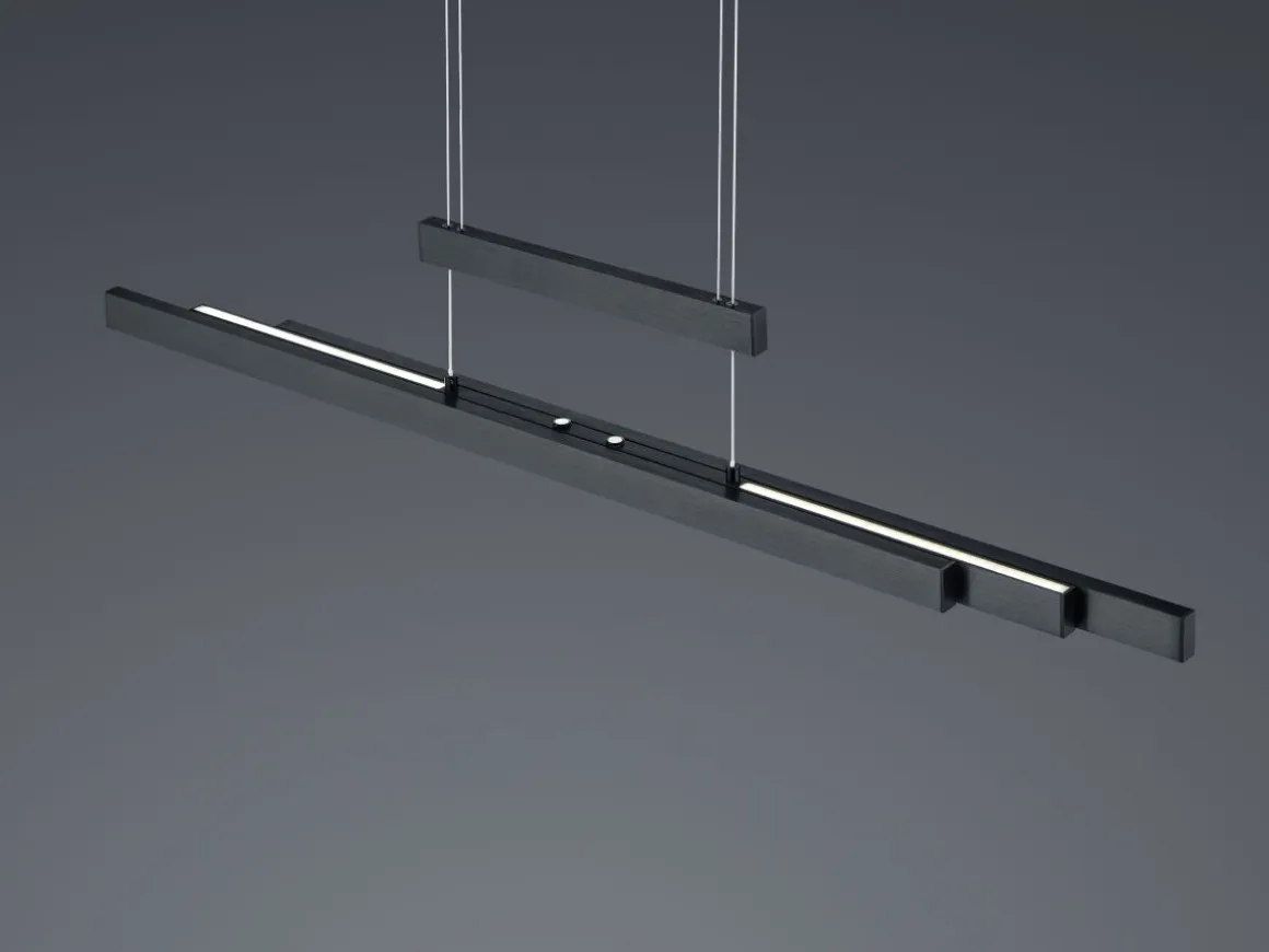 TRIO LED Pendelleuchte Trajan Schwarz