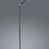 TRIO LED Stehleuchte Filigran Schwarz
