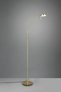 TRIO LED Stehleuchte Monza Messing