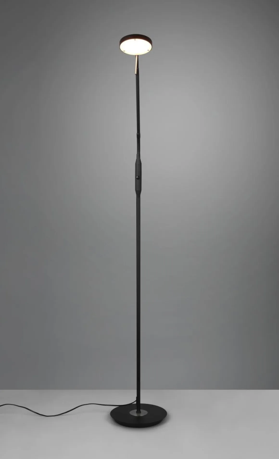 TRIO LED Stehleuchte Monza Schwarz