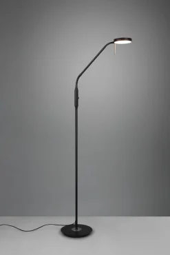 TRIO LED Stehleuchte Monza Schwarz