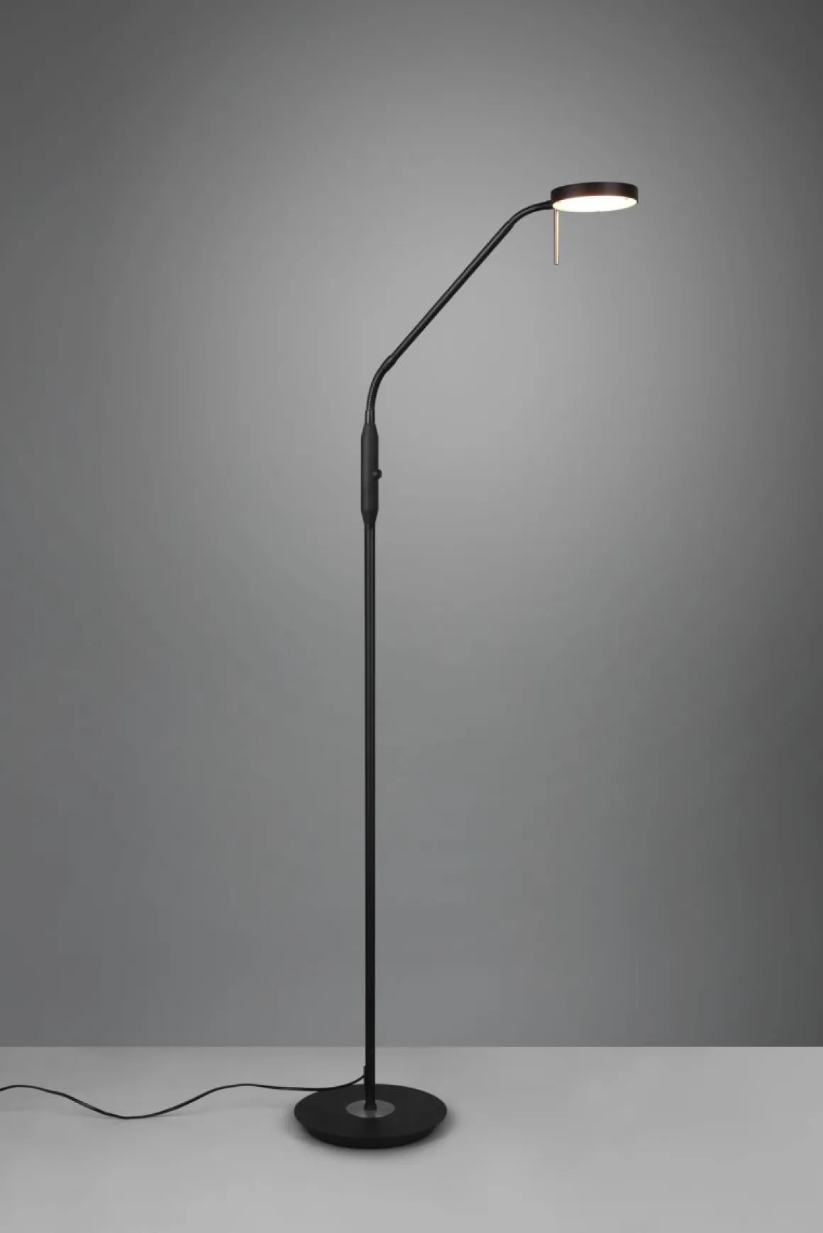 TRIO LED Stehleuchte Monza Schwarz