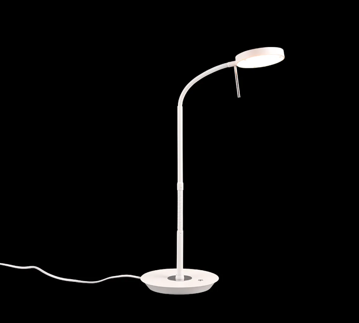 TRIO LED Tischlampe Monza Weiß