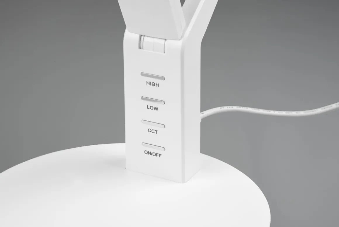 TRIO LED Tischleuchte Ava Weiß