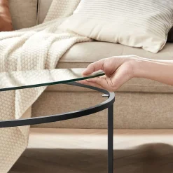 Vasagle Couchtisch Schwarz