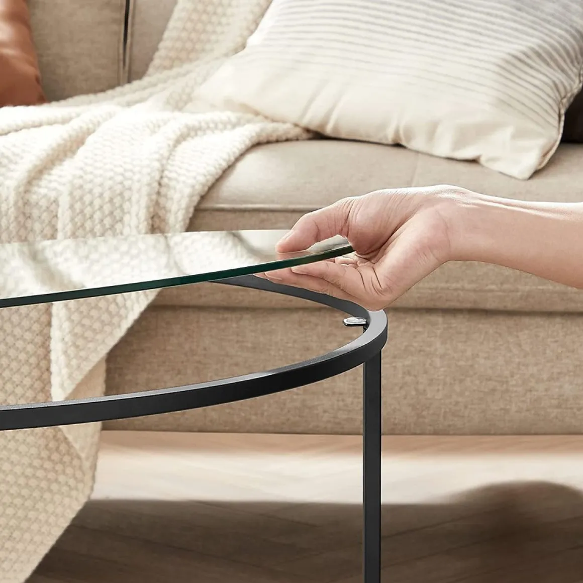 Vasagle Couchtisch Schwarz