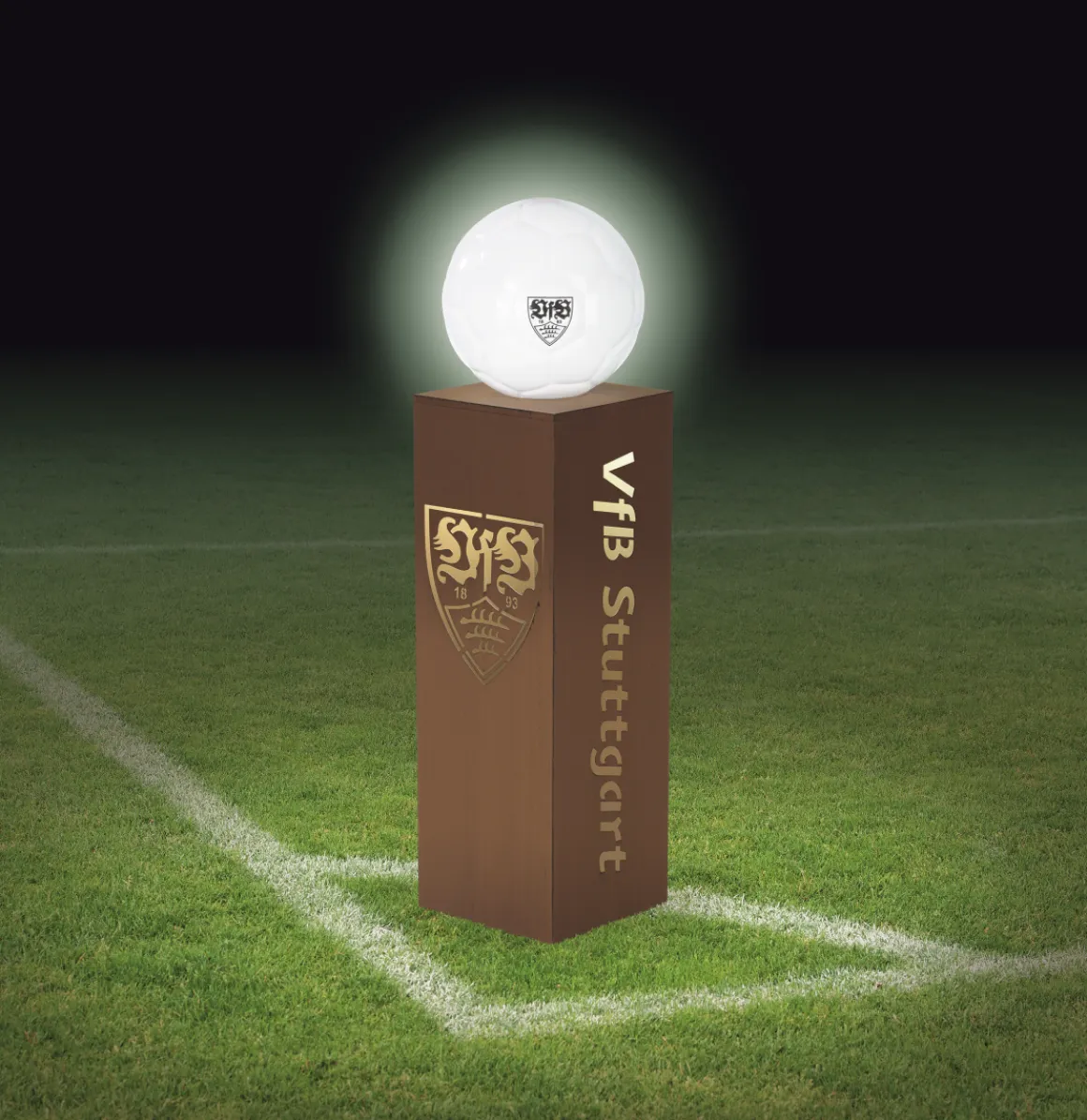 VfB Stuttgart LED Dekosäule