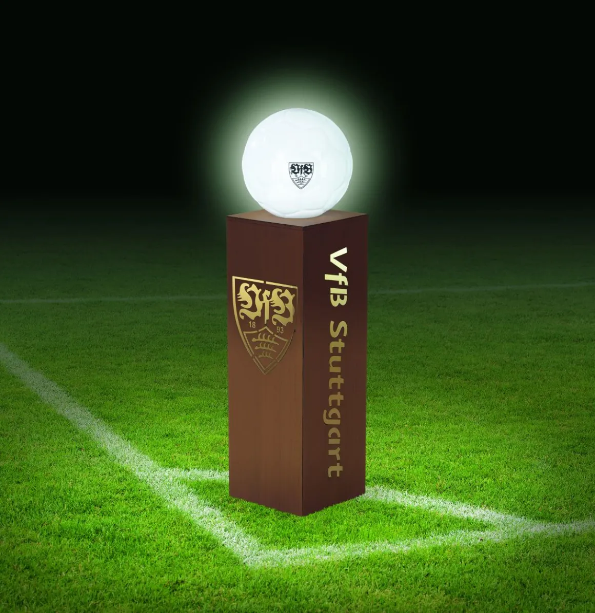 VfB Stuttgart LED Dekosäule