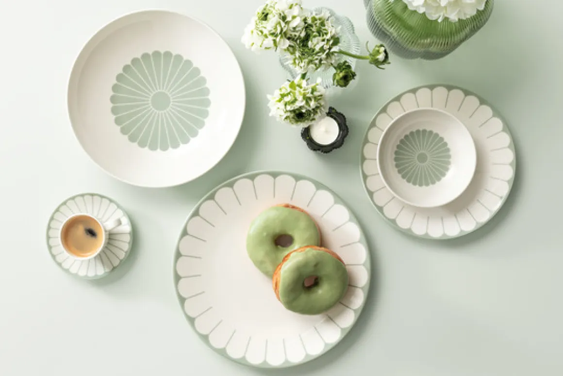 Villeroy & Boch Frühstücks- & Dessertteller Fleur Grün