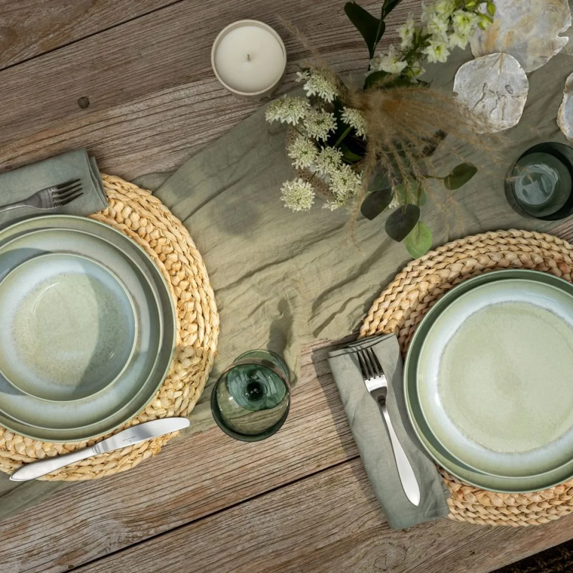 Villeroy & Boch Speiseteller Perlemor Alga 27 cm