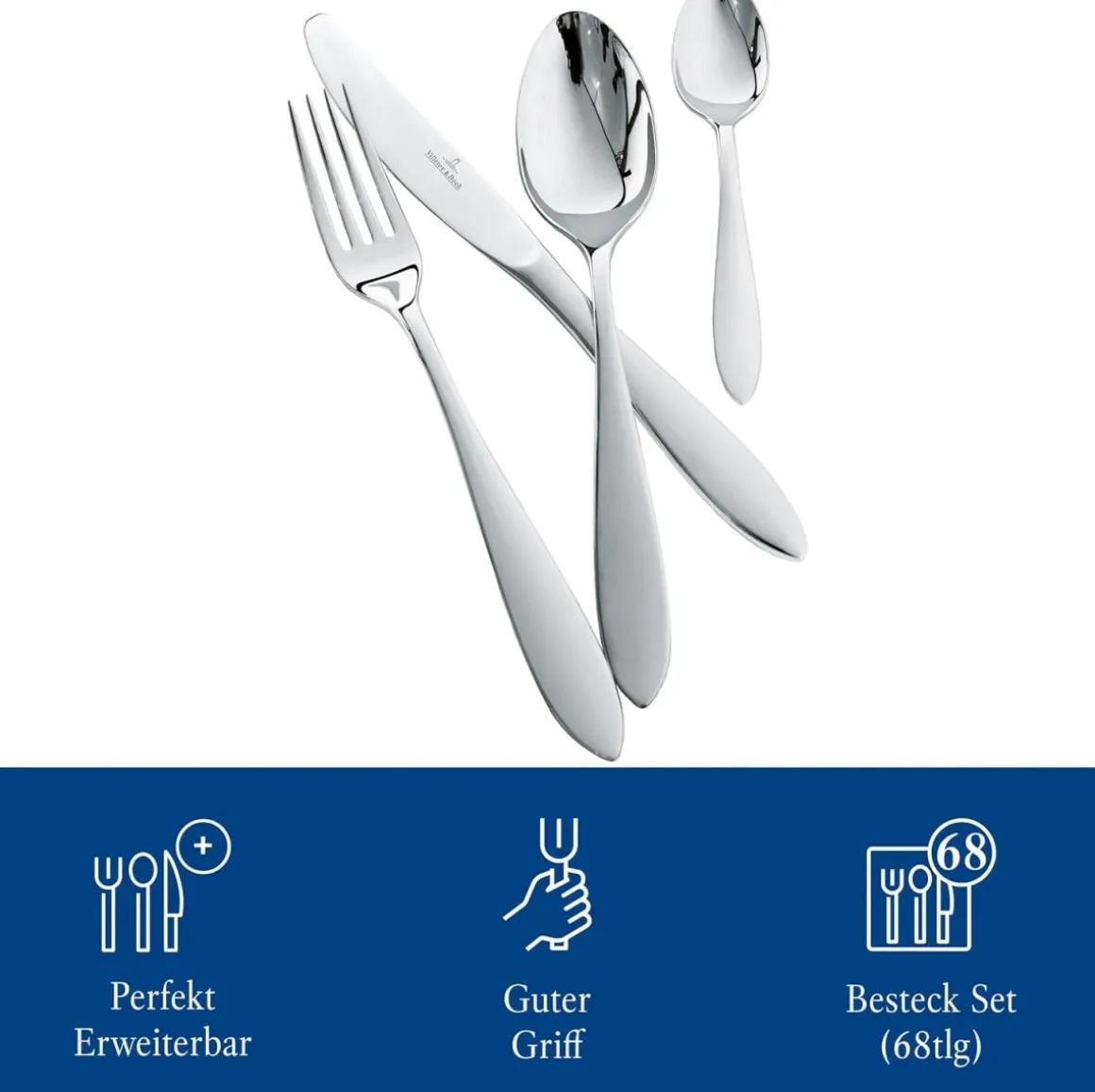Villeroy & Boch 68-tlg Tafelbesteck Arthur